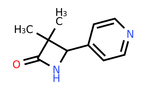 CAS 180181-64-0 | 3,3-dimethyl-4-(pyridin-4-yl)azetidin-2-one