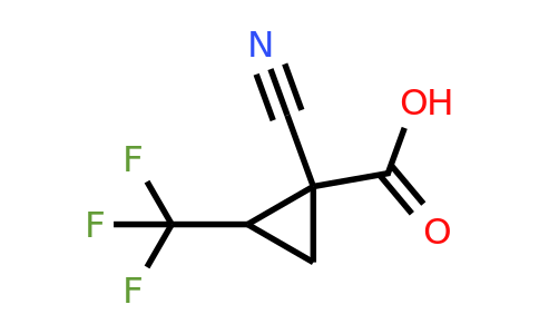 CAS 1801869-68-0 | 1-cyano-2-(trifluoromethyl)cyclopropane-1-carboxylic acid