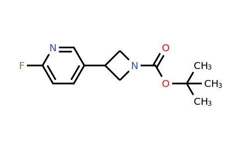 CAS 1801986-14-0 | tert-Butyl 3-(6-fluoropyridin-3-yl)azetidine-1-carboxylate
