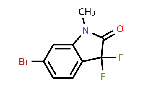 CAS 1802149-36-5 | 6-Bromo-3,3-difluoro-1-methylindolin-2-one