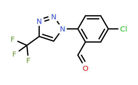 CAS 1802602-59-0 | 5-chloro-2-[4-(trifluoromethyl)triazol-1-yl]benzaldehyde