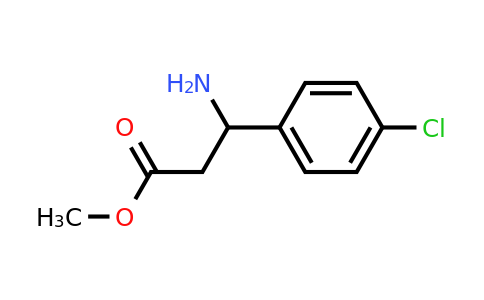 CAS 180264-84-0 | Methyl 3-amino-3-(4-chlorophenyl)propanoate