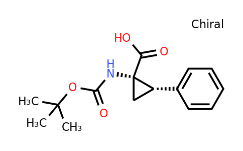 CAS 180322-79-6 | (1S,2S)-1-(tert-butoxycarbonylamino)-2-phenyl-cyclopropanecarboxylic acid