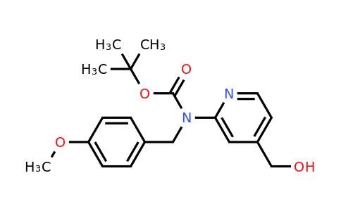 CAS 1803272-46-9 | tert-butyl N-[4-(hydroxymethyl)-2-pyridyl]-N-[(4-methoxyphenyl)methyl]carbamate