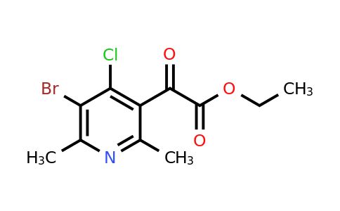 CAS 1803444-96-3 | ethyl 2-(5-bromo-4-chloro-2,6-dimethylpyridin-3-yl)-2-oxoacetate