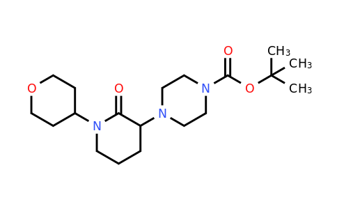 CAS 1803560-82-8 | tert-butyl 4-[1-(oxan-4-yl)-2-oxopiperidin-3-yl]piperazine-1-carboxylate