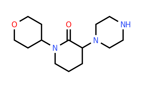 CAS 1803561-15-0 | 1-(oxan-4-yl)-3-(piperazin-1-yl)piperidin-2-one