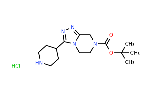 CAS 1803561-25-2 | tert-butyl 3-(piperidin-4-yl)-5H,6H,7H,8H-[1,2,4]triazolo[4,3-a]pyrazine-7-carboxylate hydrochloride