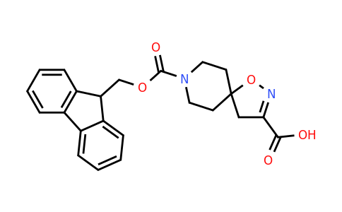 CAS 1803562-58-4 | 8-{[(9H-fluoren-9-yl)methoxy]carbonyl}-1-oxa-2,8-diazaspiro[4.5]dec-2-ene-3-carboxylic acid