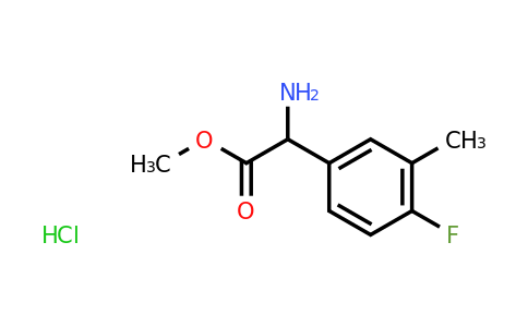 CAS 1803566-22-4 | methyl 2-amino-2-(4-fluoro-3-methylphenyl)acetate hydrochloride