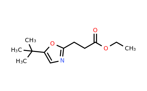 CAS 1803566-38-2 | ethyl 3-(5-tert-butyl-1,3-oxazol-2-yl)propanoate