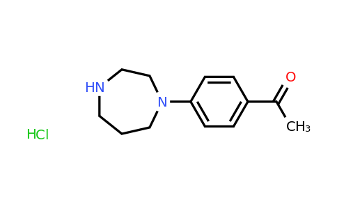 CAS 1803566-48-4 | 1-[4-(1,4-diazepan-1-yl)phenyl]ethan-1-one hydrochloride