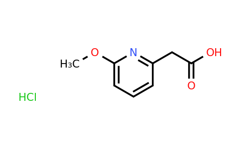 CAS 1803566-68-8 | 2-(6-methoxypyridin-2-yl)acetic acid hydrochloride