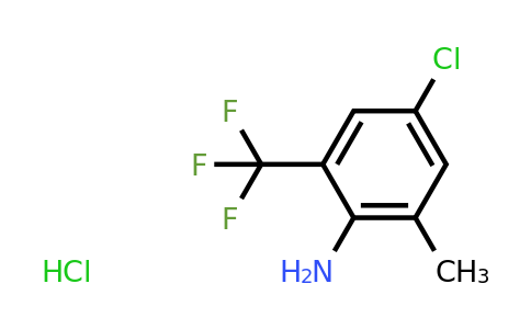 CAS 1803566-81-5 | 4-chloro-2-methyl-6-(trifluoromethyl)aniline hydrochloride
