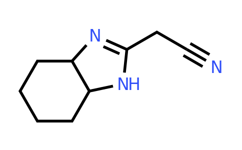 CAS 1803570-58-2 | 2-(3a,4,5,6,7,7a-hexahydro-1H-1,3-benzodiazol-2-yl)acetonitrile