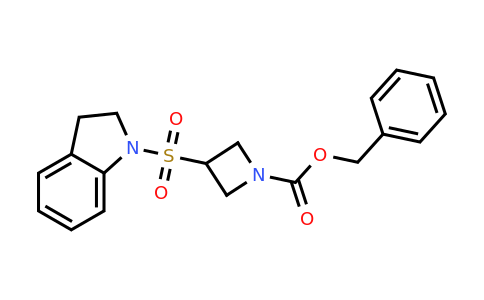 CAS 1803570-77-5 | benzyl 3-(2,3-dihydro-1H-indole-1-sulfonyl)azetidine-1-carboxylate