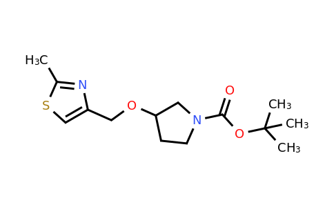 CAS 1803571-49-4 | tert-butyl 3-[(2-methyl-1,3-thiazol-4-yl)methoxy]pyrrolidine-1-carboxylate