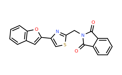 CAS 1803571-75-6 | 2-{[4-(1-benzofuran-2-yl)-1,3-thiazol-2-yl]methyl}-2,3-dihydro-1H-isoindole-1,3-dione