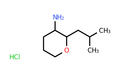 CAS 1803580-68-8 | 2-(2-methylpropyl)oxan-3-amine hydrochloride