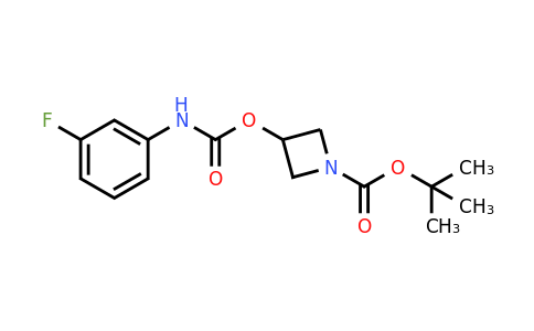 CAS 1803580-72-4 | tert-butyl 3-{[(3-fluorophenyl)carbamoyl]oxy}azetidine-1-carboxylate