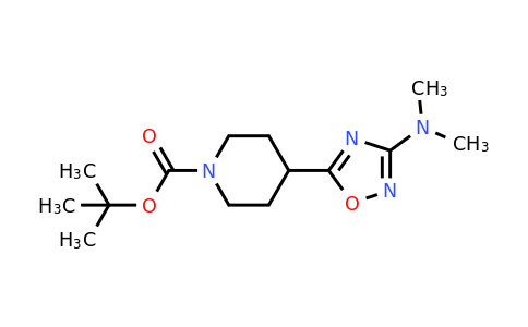 CAS 1803580-77-9 | tert-butyl 4-[3-(dimethylamino)-1,2,4-oxadiazol-5-yl]piperidine-1-carboxylate