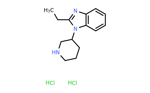 CAS 1803580-78-0 | 2-ethyl-1-(piperidin-3-yl)-1H-1,3-benzodiazole dihydrochloride