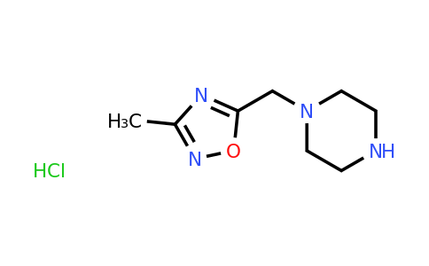 CAS 1803580-93-9 | 1-[(3-Methyl-1,2,4-oxadiazol-5-yl)methyl]piperazine hydrochloride