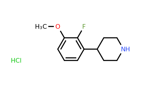CAS 1803581-18-1 | 4-(2-fluoro-3-methoxyphenyl)piperidine hydrochloride