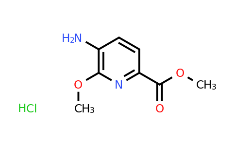 CAS 1803581-44-3 | methyl 5-amino-6-methoxypyridine-2-carboxylate hydrochloride