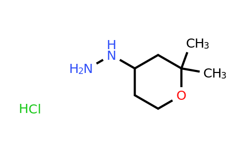 CAS 1803582-12-8 | (2,2-dimethyloxan-4-yl)hydrazine hydrochloride