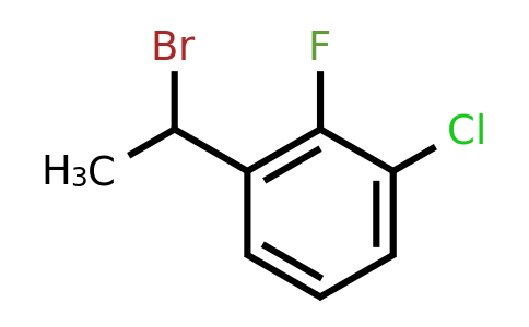 CAS 1803582-23-1 | 1-(1-bromoethyl)-3-chloro-2-fluorobenzene