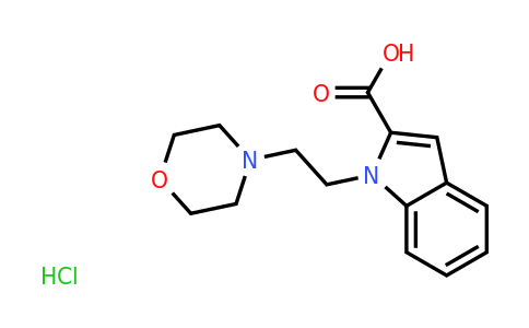 CAS 1803582-58-2 | 1-[2-(morpholin-4-yl)ethyl]-1H-indole-2-carboxylic acid hydrochloride
