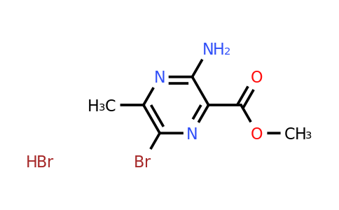 CAS 1803582-65-1 | methyl 3-amino-6-bromo-5-methylpyrazine-2-carboxylate hydrobromide