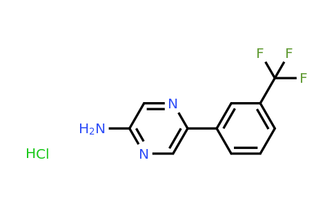CAS 1803583-59-6 | 5-[3-(trifluoromethyl)phenyl]pyrazin-2-amine hydrochloride