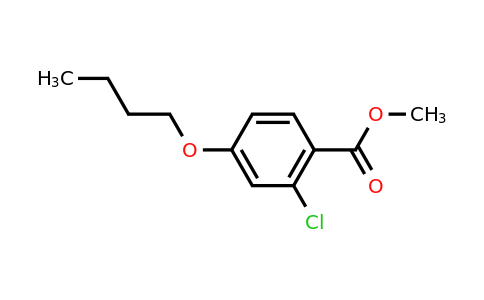 CAS 1803583-66-5 | methyl 4-butoxy-2-chlorobenzoate