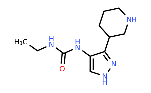 CAS 1803585-25-2 | 3-ethyl-1-[3-(piperidin-3-yl)-1H-pyrazol-4-yl]urea