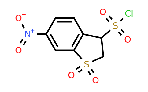 CAS 1803585-50-3 | 6-nitro-1,1-dioxo-2,3-dihydro-1lambda6-benzothiophene-3-sulfonyl chloride