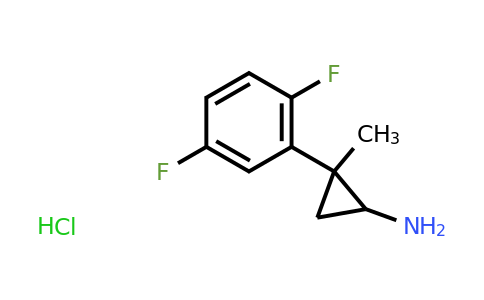 CAS 1803585-51-4 | 2-(2,5-difluorophenyl)-2-methylcyclopropan-1-amine hydrochloride