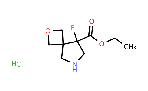 CAS 1803585-70-7 | ethyl 8-fluoro-2-oxa-6-azaspiro[3.4]octane-8-carboxylate hydrochloride