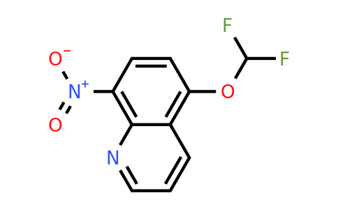 CAS 1803585-92-3 | 5-(difluoromethoxy)-8-nitroquinoline