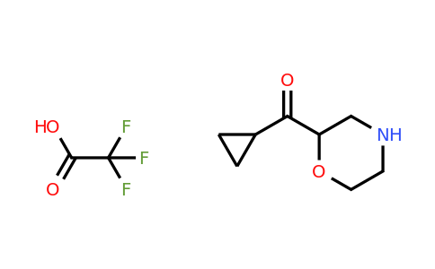 CAS 1803585-99-0 | 2-cyclopropanecarbonylmorpholine; trifluoroacetic acid