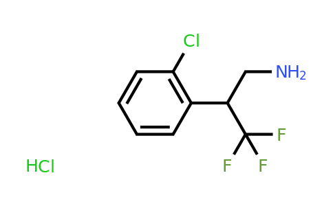 CAS 1803586-04-0 | 2-(2-Chlorophenyl)-3,3,3-trifluoropropan-1-amine hydrochloride