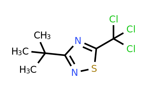 CAS 1803586-09-5 | 3-tert-butyl-5-(trichloromethyl)-1,2,4-thiadiazole