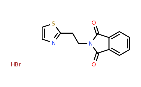 CAS 1803587-28-1 | 2-[2-(1,3-thiazol-2-yl)ethyl]-2,3-dihydro-1H-isoindole-1,3-dione hydrobromide