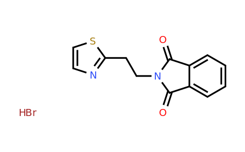 2-[2-(1,3-thiazol-2-yl)ethyl]-2,3-dihydro-1H-isoindole-1,3-dione hydrobromide