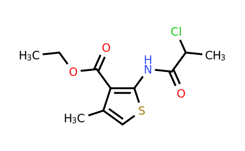 CAS 1803591-28-7 | Ethyl 2-(2-chloropropanamido)-4-methylthiophene-3-carboxylate
