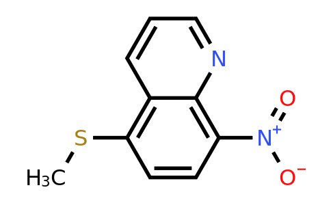 CAS 1803591-48-1 | 5-(methylsulfanyl)-8-nitroquinoline