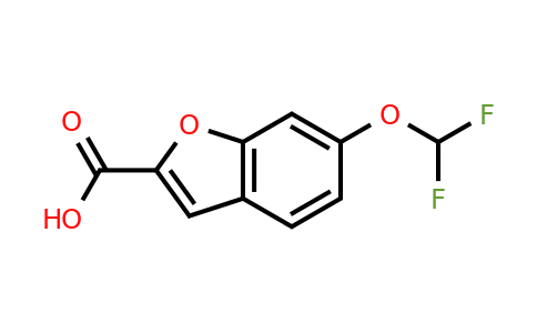 CAS 1803591-71-0 | 6-(difluoromethoxy)-1-benzofuran-2-carboxylic acid