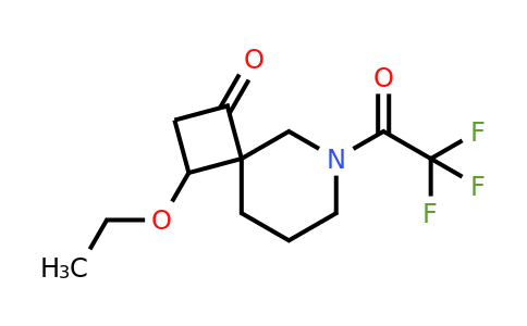 CAS 1803591-73-2 | 3-ethoxy-6-(trifluoroacetyl)-6-azaspiro[3.5]nonan-1-one