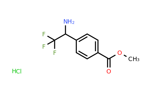 CAS 1803591-99-2 | methyl 4-(1-amino-2,2,2-trifluoroethyl)benzoate hydrochloride